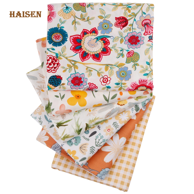 Baby Clothing Organic Cotton - 6 ชิ้น 40x50 เซนติเมตรผ้าฝ้ายผ้า Patchwork ผ้า