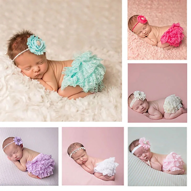 Baby Clothing Deals - กางเกงขาสั้นเด็กกางเกงสําหรับเด็กผู้หญิงกางเกงชุดชั้นในฤดูร้อนชุดสาวผ้าฝ้ายลูกไม้กางเกงเด็กเสื้อผ้าฤดูร้อน