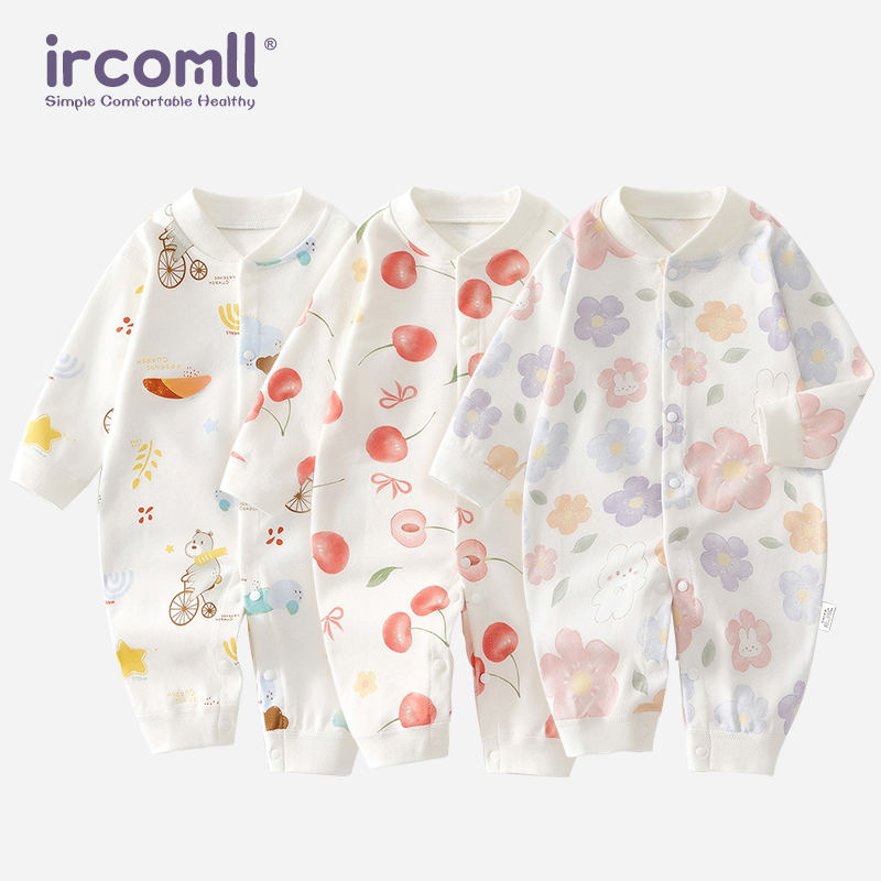 Baby Clothing Designer - 2ชิ้นฤดูใบไม้ผลิเด็กJ Umpsuitทารกแรกเกิดเสื้อผ้าชุดเด็กวัยหัดเดินเด็กสาวเสื้อผ้ารูปแบบการ์ตูนปุ่มออกแบบทารกBebeเหมาะสมกับ