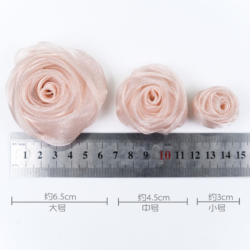 ดอกไม้ประดิษฐ์ออร์แกนซ่า ขนาด  - Baby Clothing Designer บทวิจารณ์และราคา