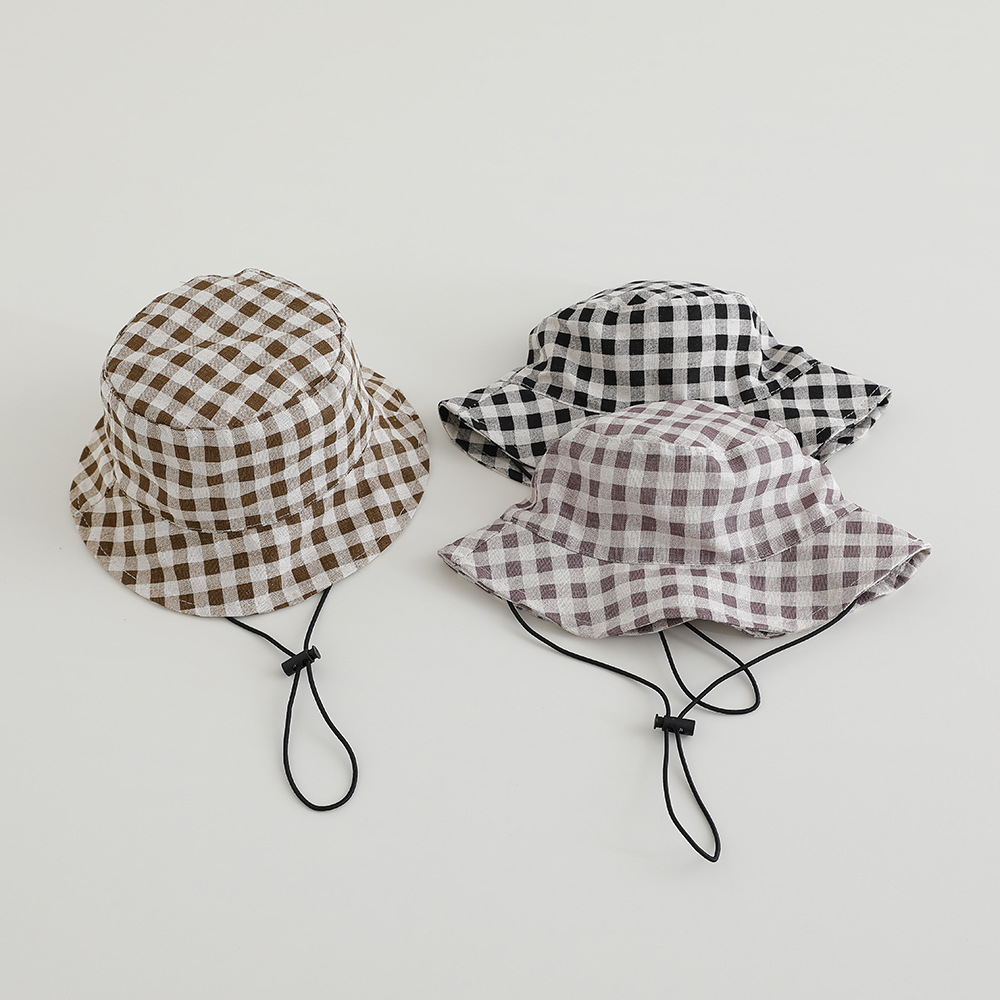 หมวกปีกกว้างลายสก็อตสำหรับเด็ก - Sun Hat Wide Brim บทวิจารณ์และราคา