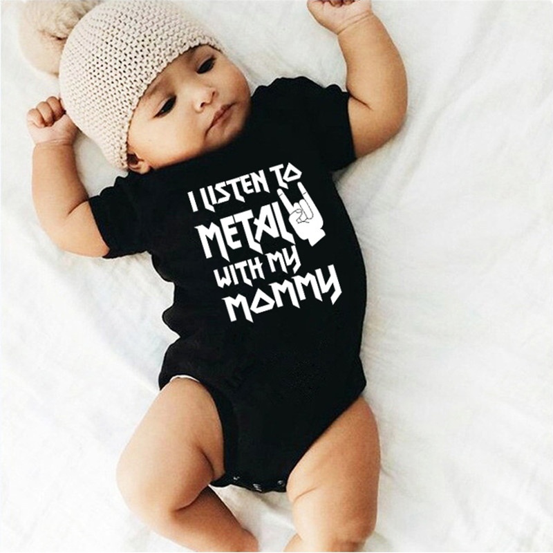 ฉันฟังโลหะกับพ่อและแม่ของฉันชุ - Baby Clothing Brand บทวิจารณ์และราคา