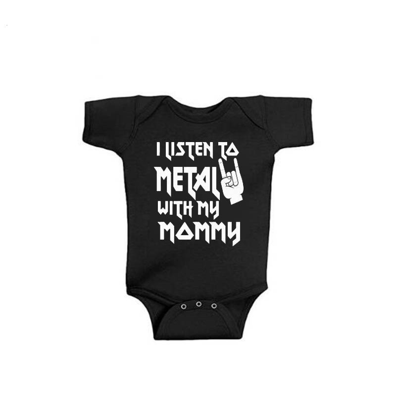 ฉันฟังโลหะกับพ่อและแม่ของฉันชุ - Baby Clothing Brand บทวิจารณ์และราคา