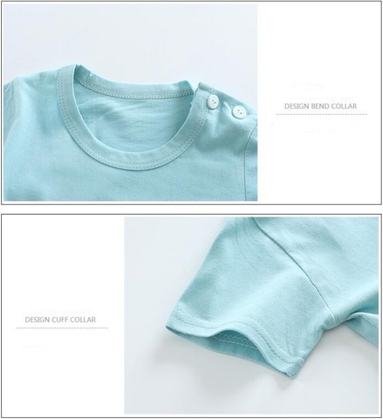 ผ้าฝ้ายTees + กางเกงขาสั้น 2 ช - Baby Clothing Deals บทวิจารณ์และราคา