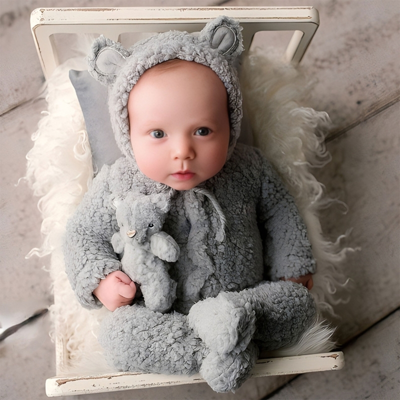 2 ชิ้นการถ่ายภาพ Props สําหรับ - Baby Clothing Brand บทวิจารณ์และราคา