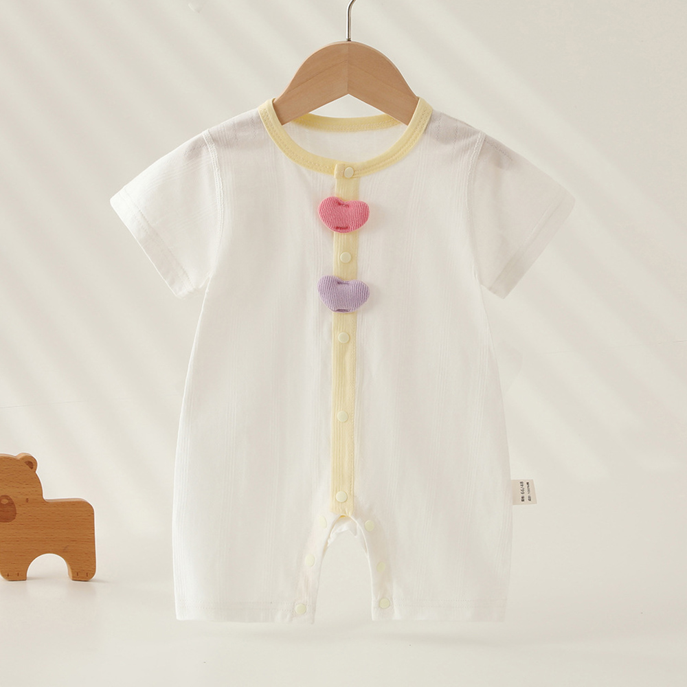 ชุดบอดี้สูทเด็กทารกแขนสั้นผ้าฝ - Baby Clothing Types บทวิจารณ์และราคา