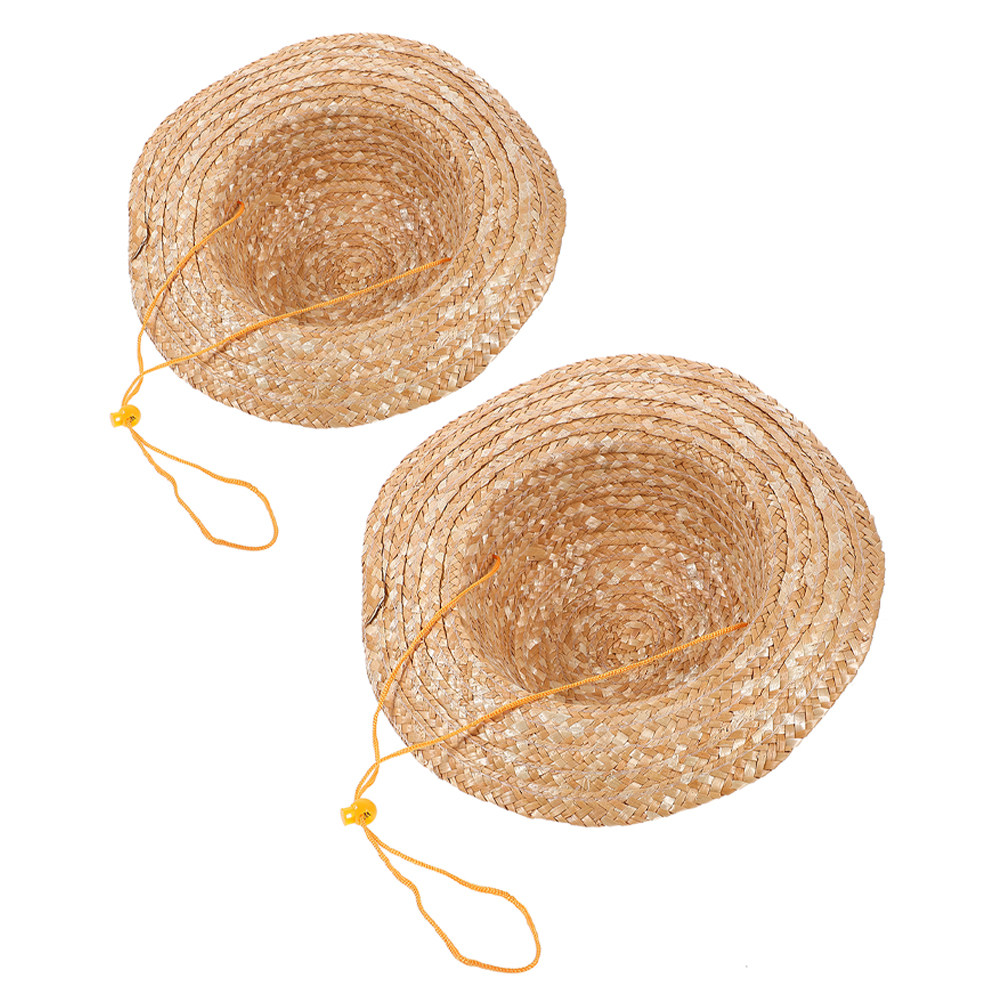 หมวกฟางเด็ก 2 ชิ้น สีธรรมชาติ  - Sun Hat Wide Brim บทวิจารณ์และราคา