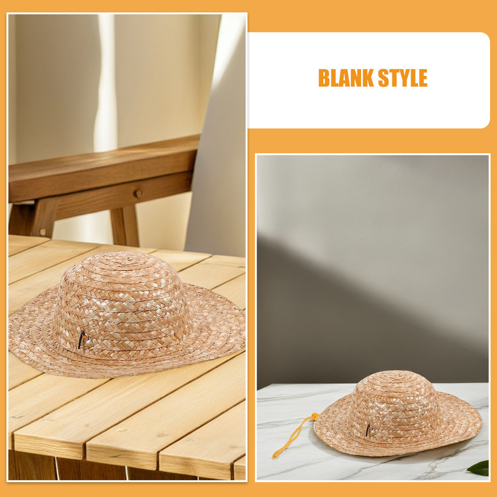หมวกฟางเด็ก 2 ชิ้น สีธรรมชาติ  - Sun Hat Wide Brim บทวิจารณ์และราคา