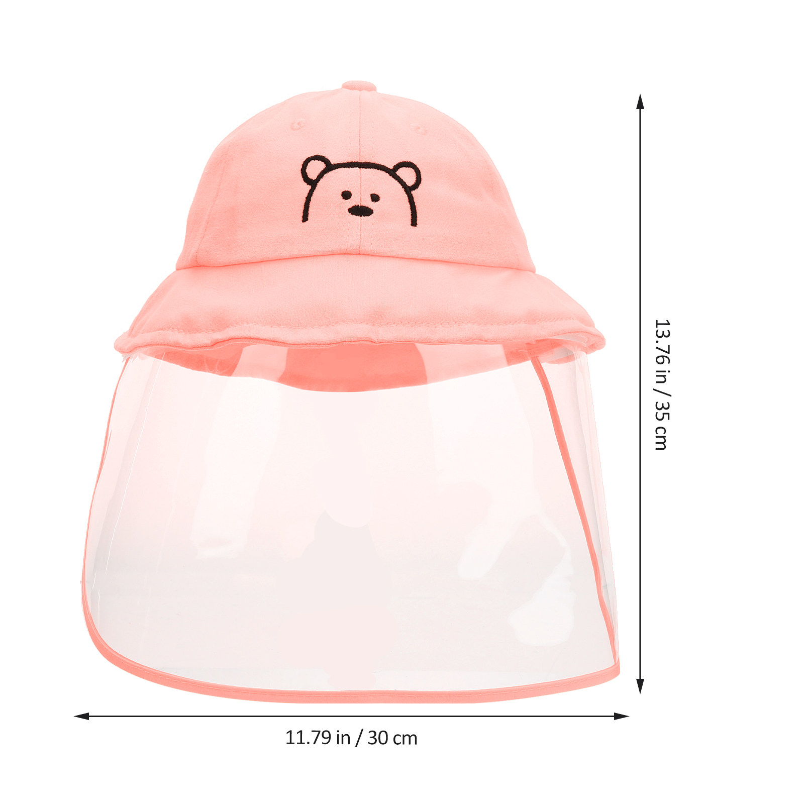 หมวกบักเก็ตสีชมพูสำหรับเด็กผู้ - Sun Hat Wide Brim บทวิจารณ์และราคา